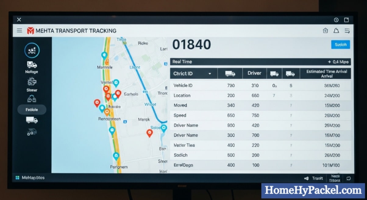 Mehta Transport Tracking for International Shipments